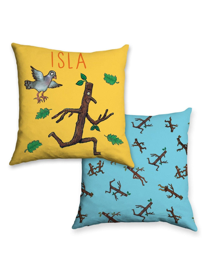 Star Editions Stick Man running cushion 40x40cm, imported from the UK