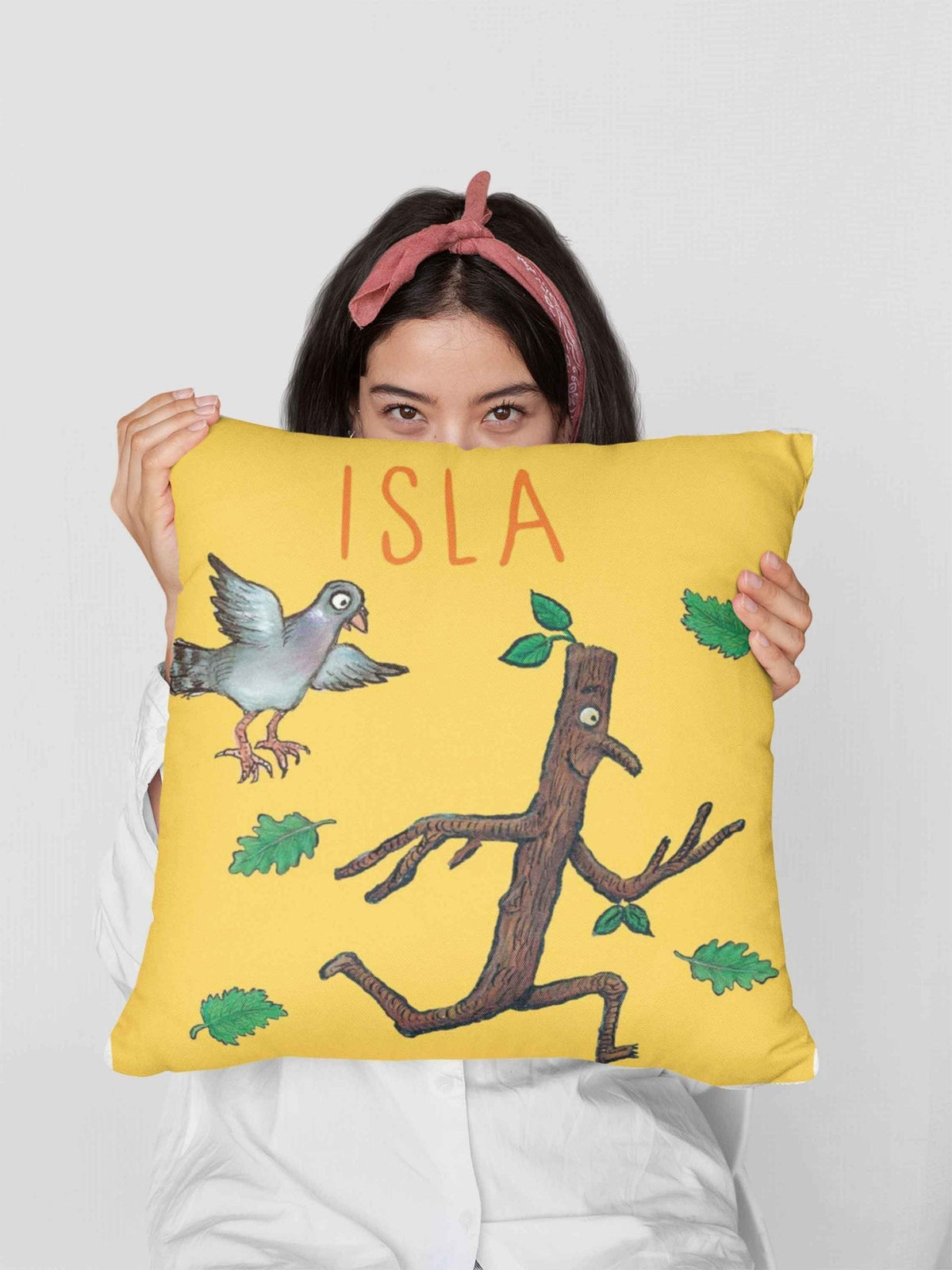 Star Editions Stick Man running cushion 40x40cm, imported from the UK
