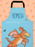 Star Editions personalised Zog apron for children, UK version