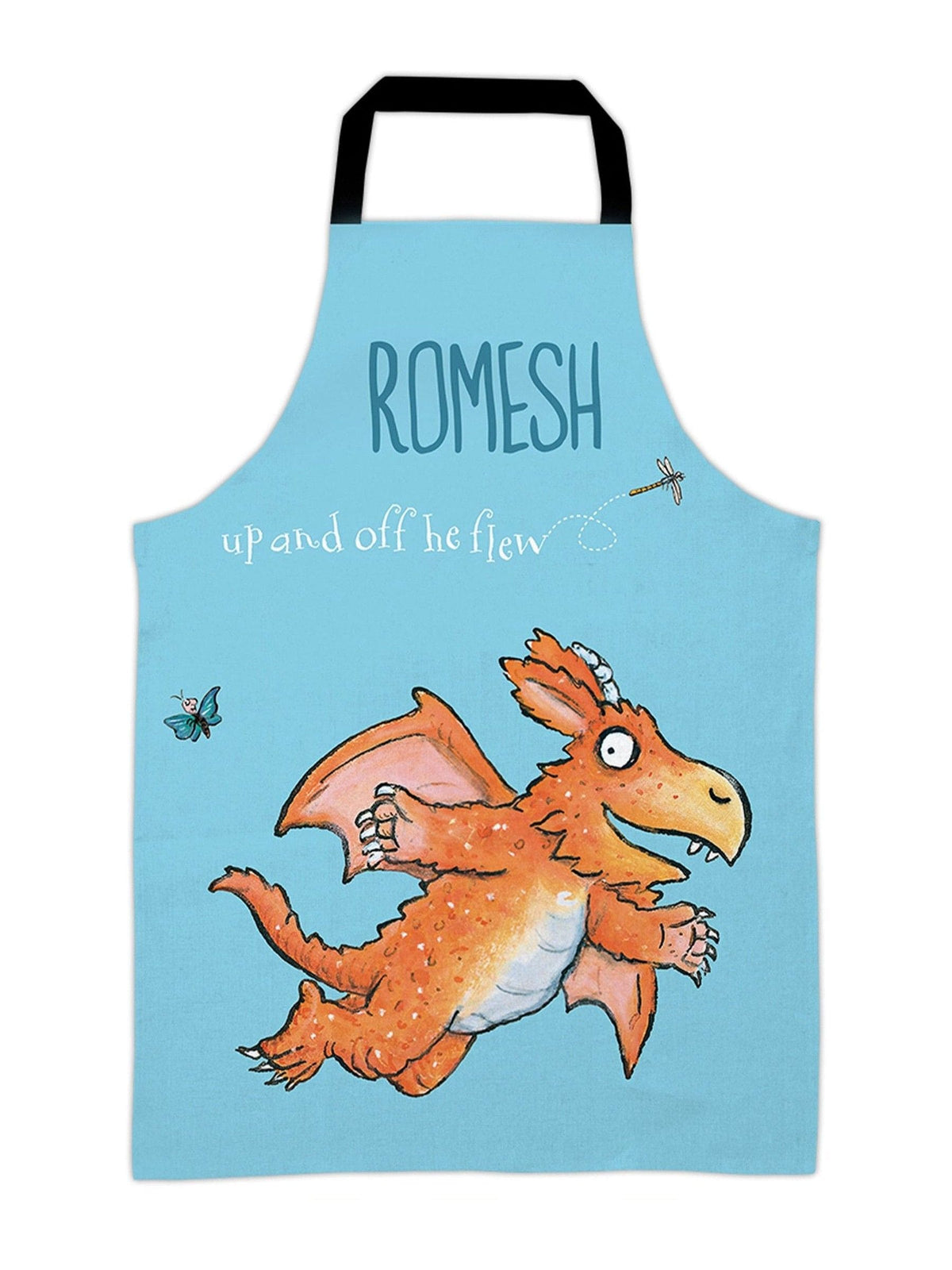 Star Editions personalised Zog apron for children, UK version