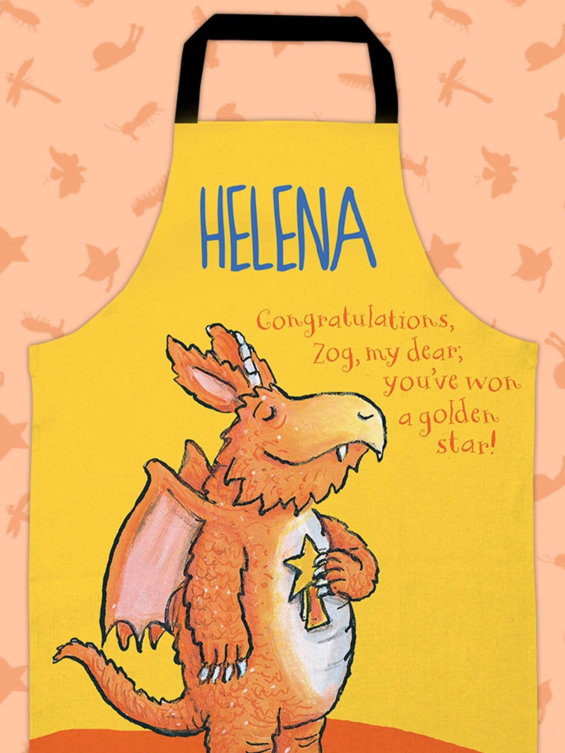 Star Editions Zog children's apron 100% cotton, UK version