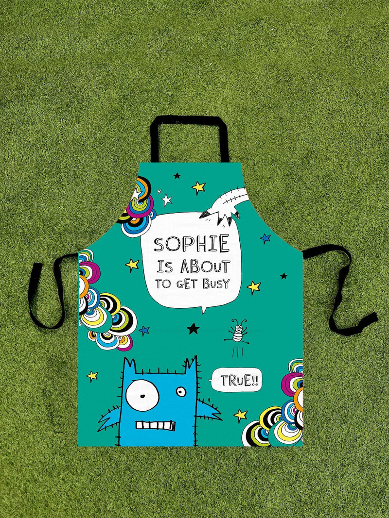 Star Editions personalised Tom Gates apron 60x40 cm, UK version