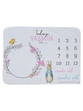 Star Editions personalised Peter Rabbit blanket 69x100cm, UK version