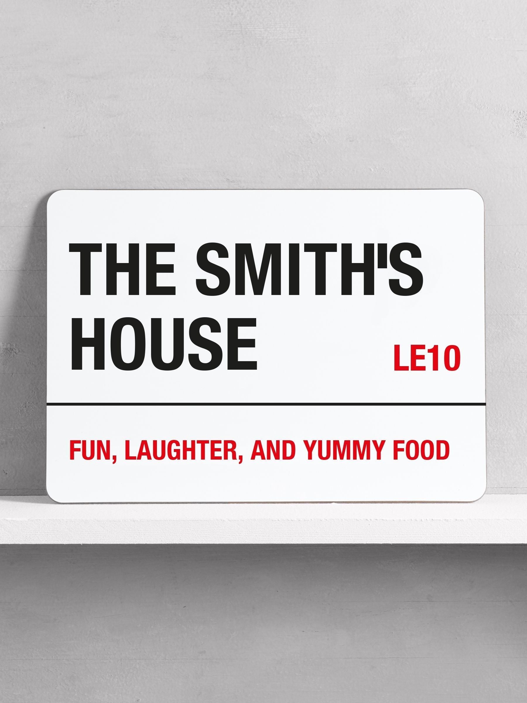 Loveabode personalised man cave white bar sign, UK version