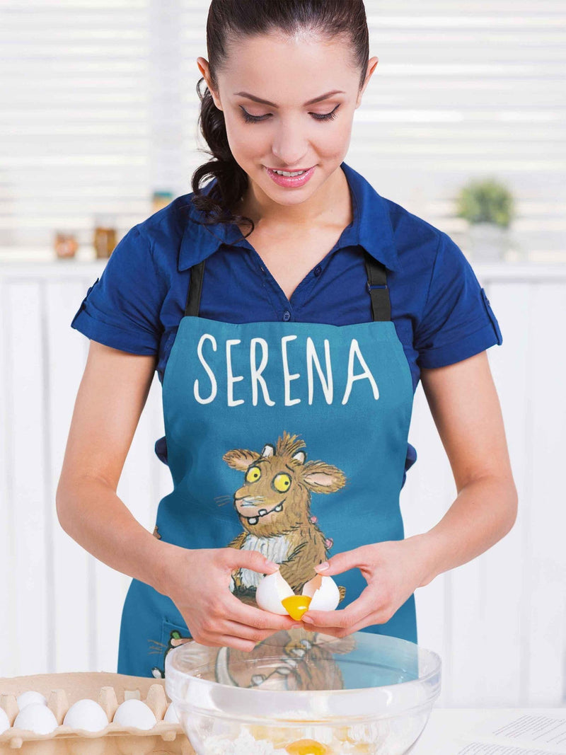 Star Editions Gruffalo's Child blue cotton apron (British brand)