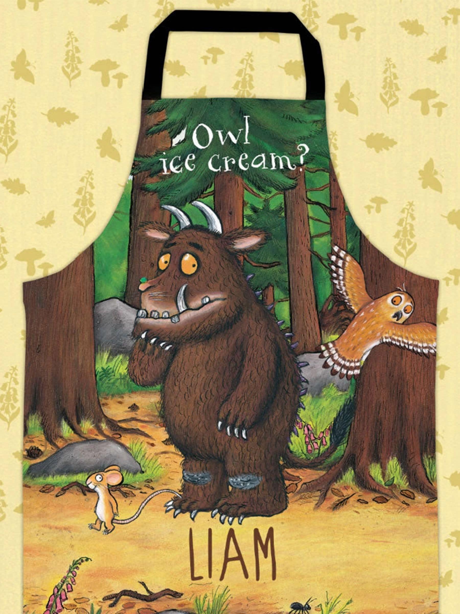 Star Editions Gruffalo personalised kids apron 60x40cm - British product