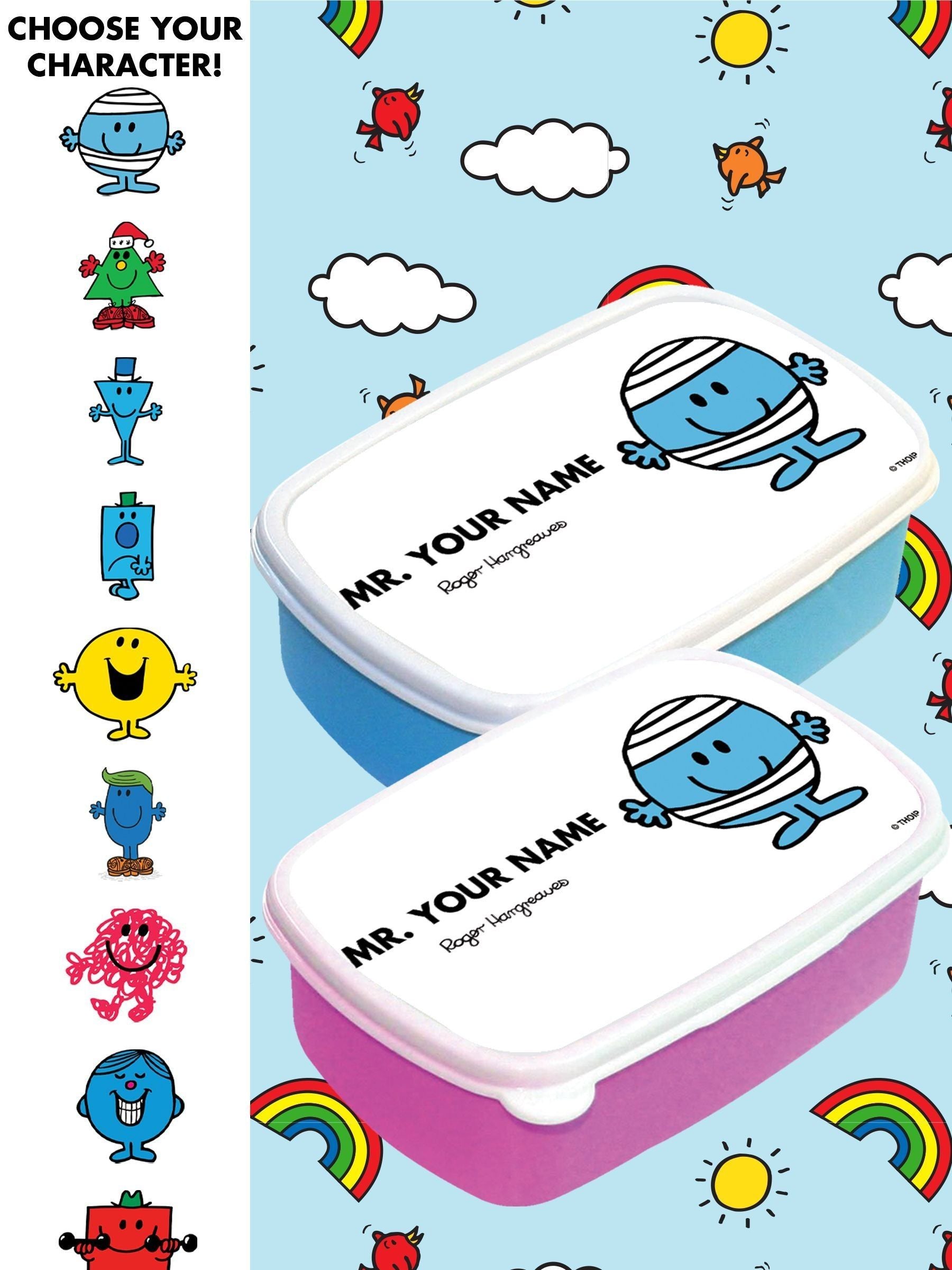Star Editions Mr Men personalised lunch box (British brand)