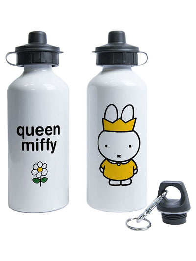 Next Star Editions Queen Miffy Personalised White Water Bottle 500ml- Buy online at McGrocer