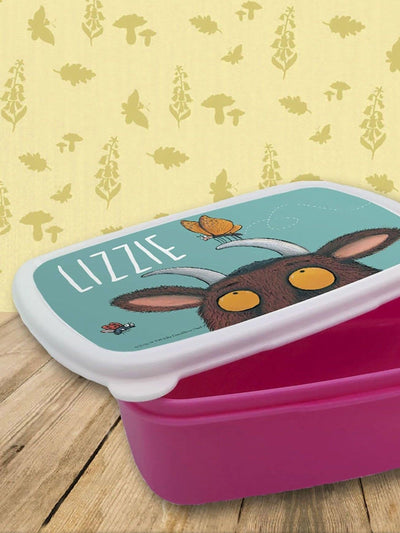 Star Editions Personalisierbare Gruffalo und Schmetterling Blaue/Pinke Brotdose