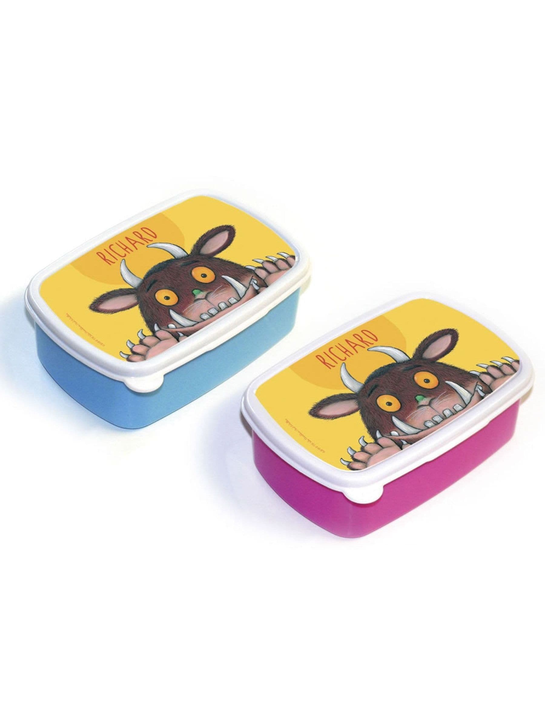 Star Editions personalised Gruffalo lunch box (British brand)