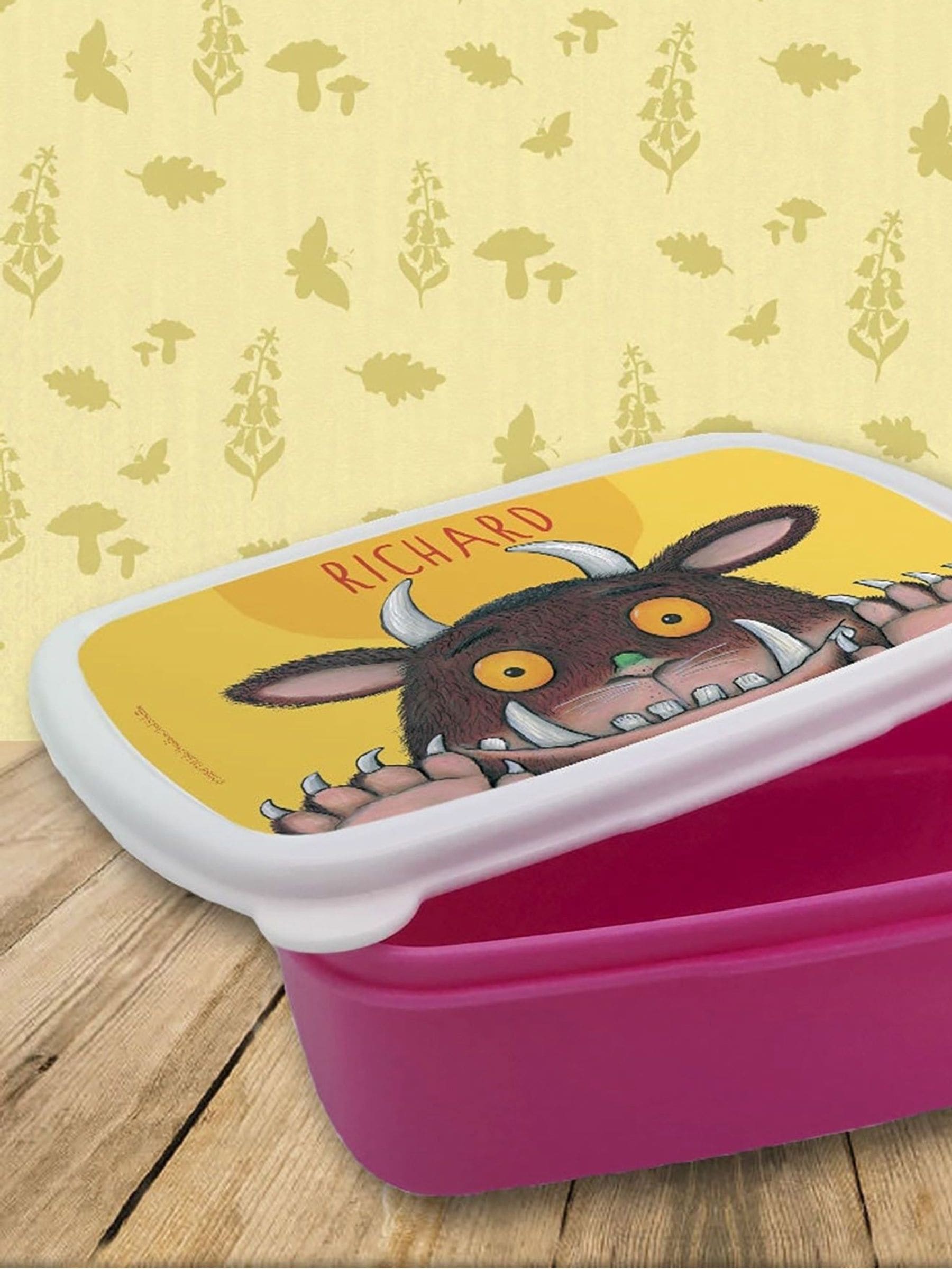 Star Editions personalised Gruffalo lunch box (British brand)