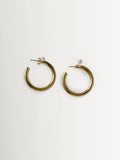 Otiumberg gold vermeil chunky hoop earrings (British brand)