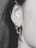 Otiumberg mini chunky hoop earrings 20mm - British product
