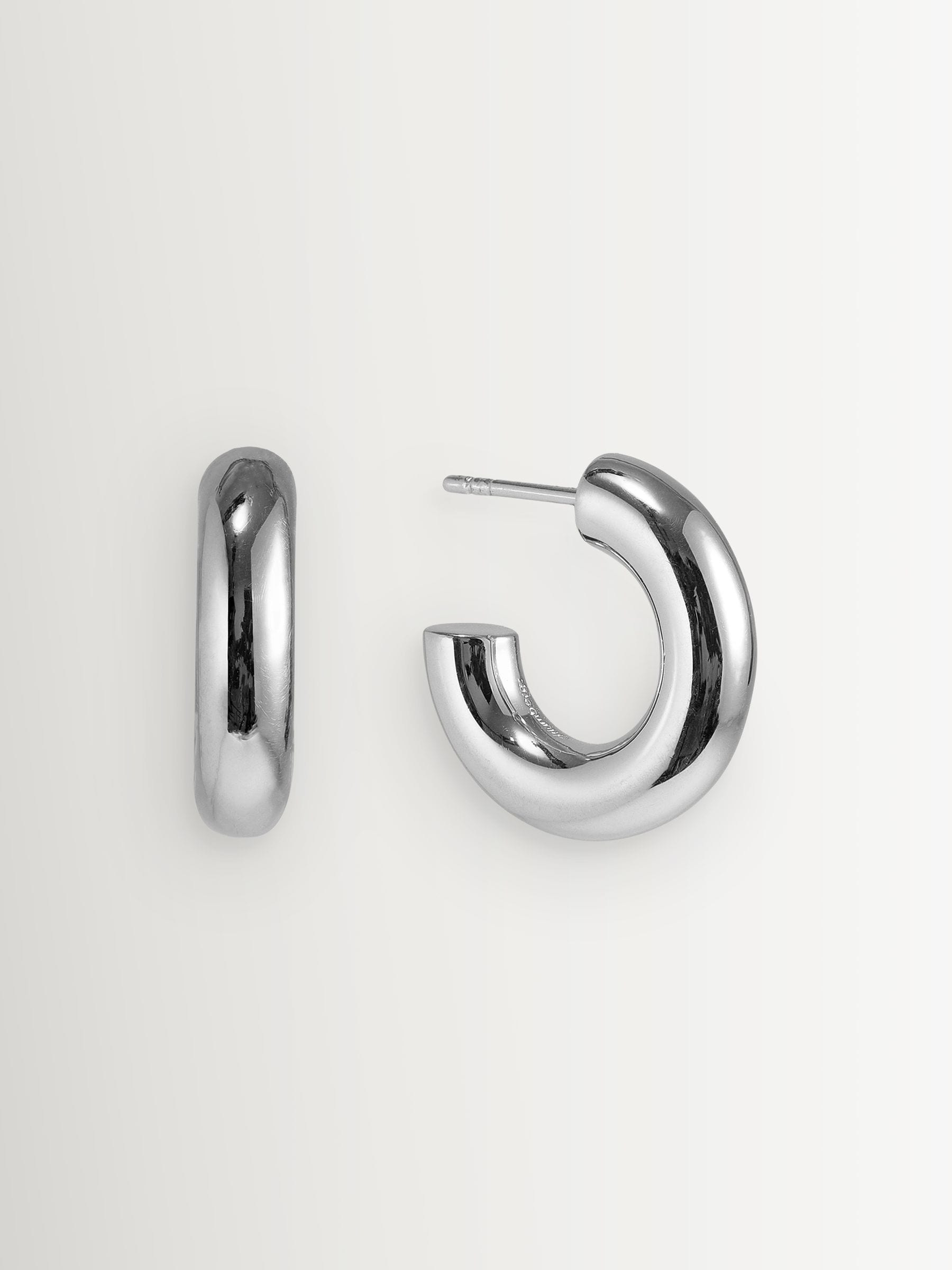 Otiumberg mini chunky hoop earrings 20mm - British product