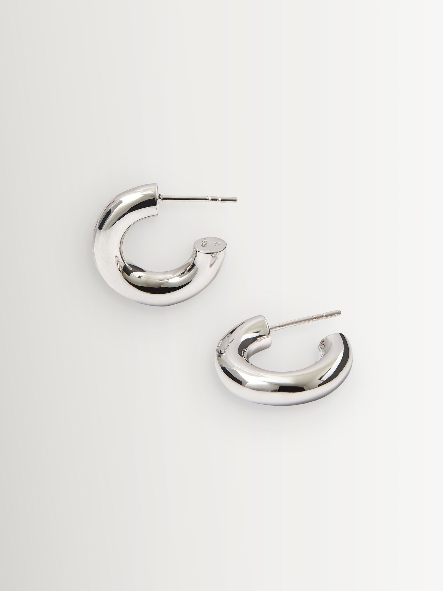 Otiumberg mini chunky hoop earrings 20mm - British product