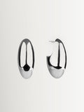 Otiumberg sterling silver pebble earrings (British brand)
