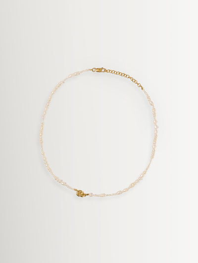 Next Otiumberg Gold Vermeil Pearl Link Up Necklace- Buy online at McGrocer