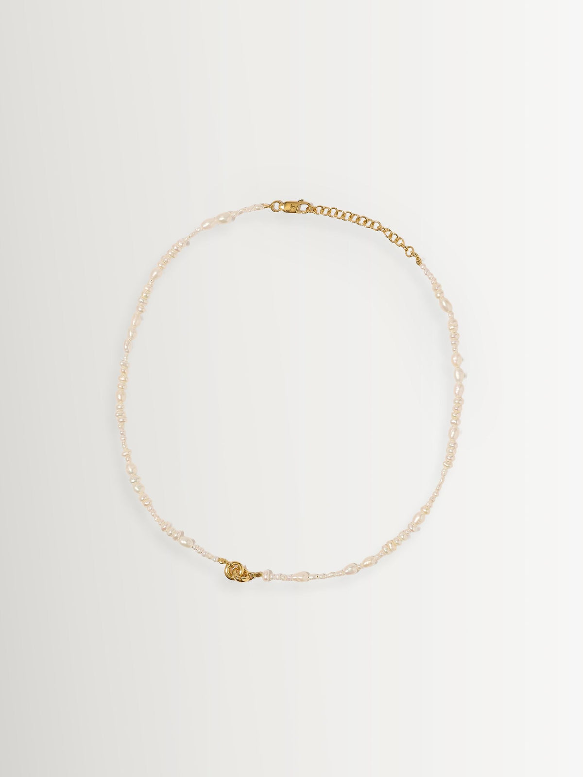 Otiumberg pearl link up necklace with freshwater pearls, imported from the UK