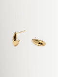 Otiumberg small pebble gold vermeil earrings - British product
