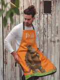 Star Editions Orange Personalised Gruffalo apron adult size (British brand)