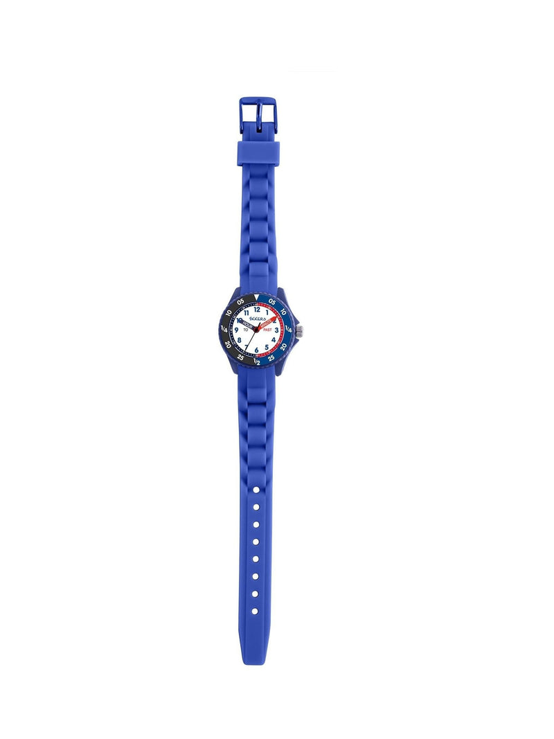 Tikkers lilac and pink time teacher watch with silicone strap, imported from the UK