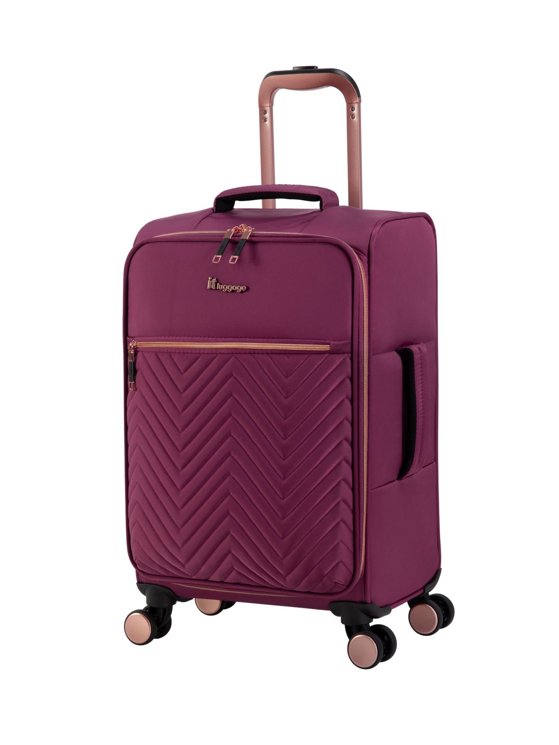 IT Luggage purple bewitching suitcase set, UK version