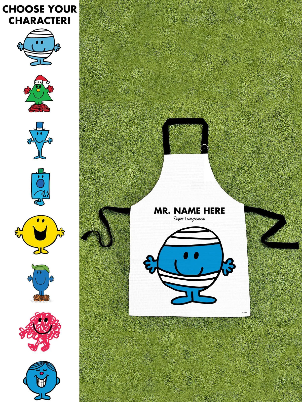 Star Editions personalised Mr Men children's apron - British product