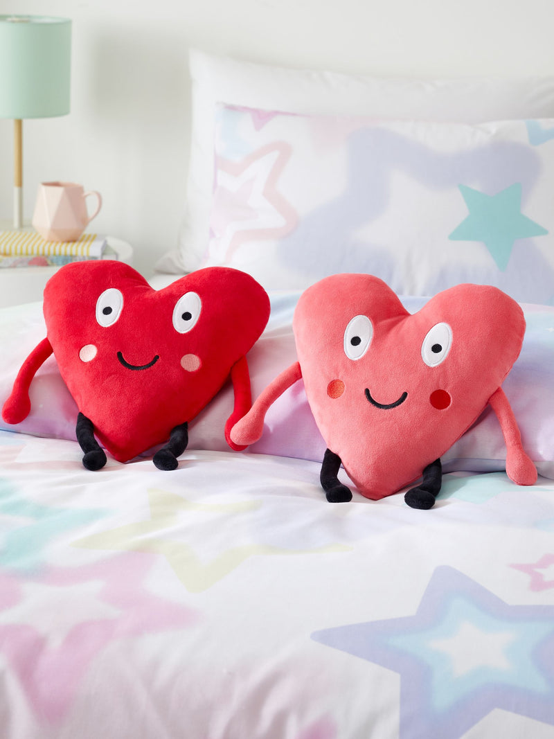 Catherine Lansfield red heart cushion magnetic hands 25cm, UK version