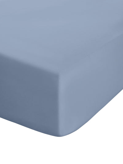 Catherine Lansfield Drap-housse Plat Percale Chambray Bleu Next - Acheter en ligne chez McGrocer