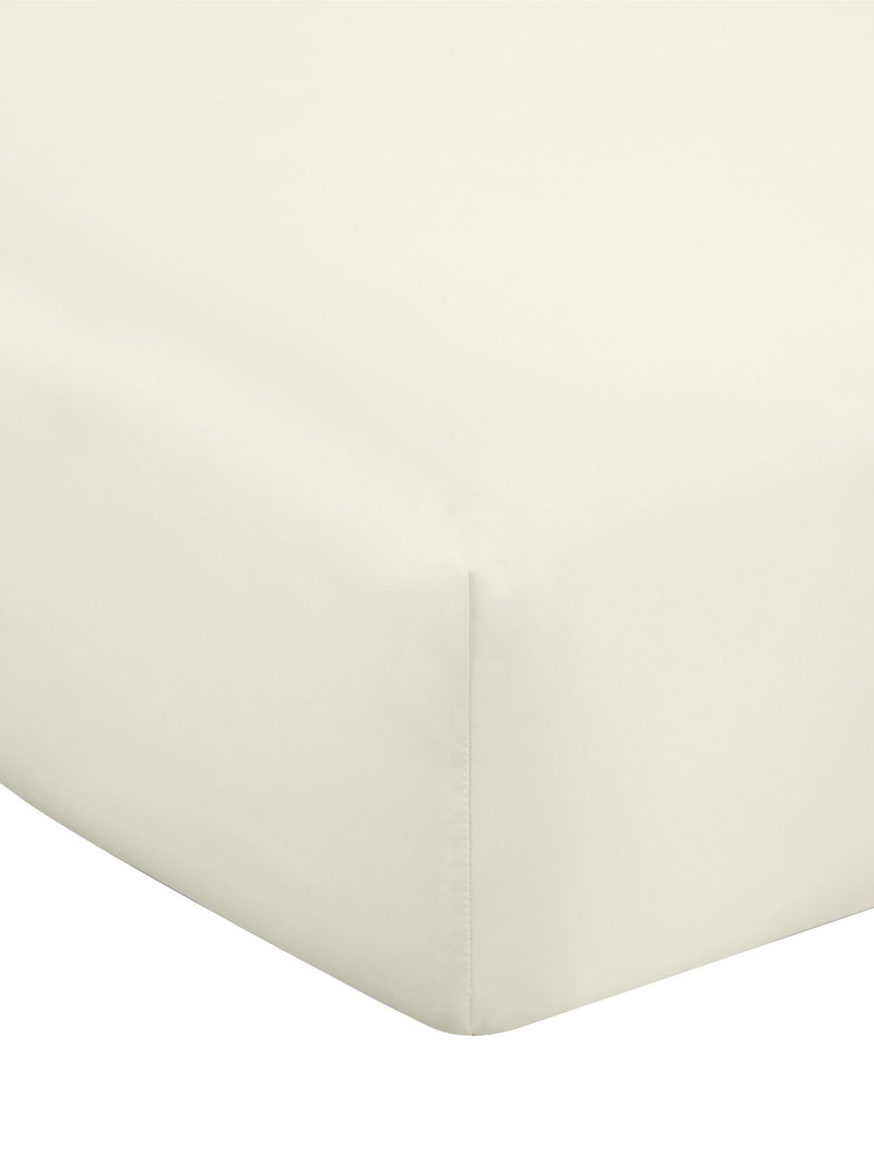 Catherine Lansfield Champagne Silky Soft Satin Fitted Sheet