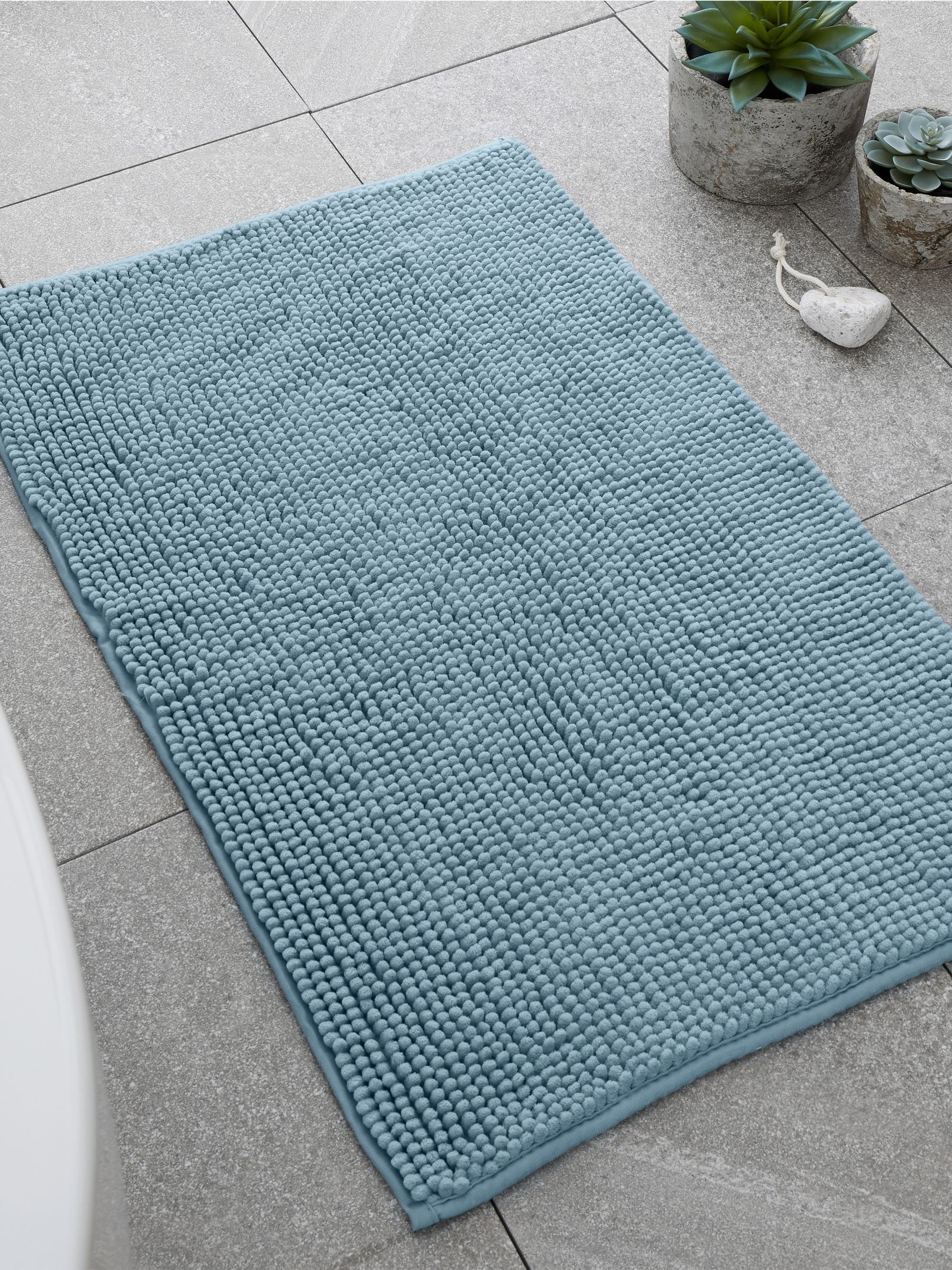 Catherine Lansfield Ochre Bobble Bath Mat 50x80 cm