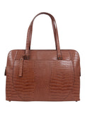 Jones Bootmaker tan croc shoulder bag (British brand)