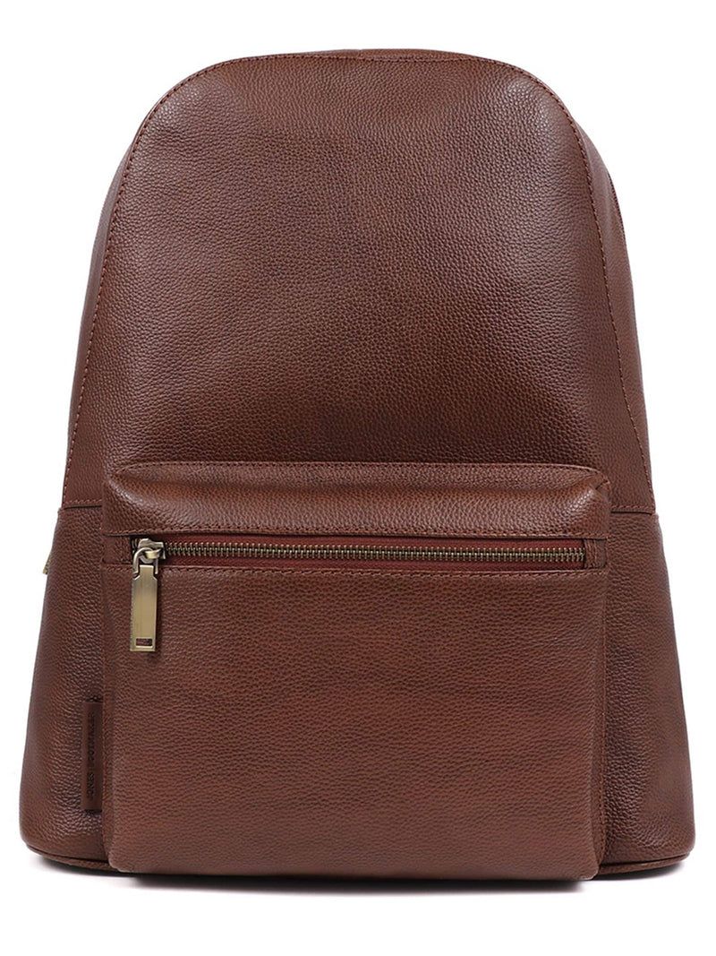 Jones Bootmaker brown Vally leather backpack, imported from the UK
