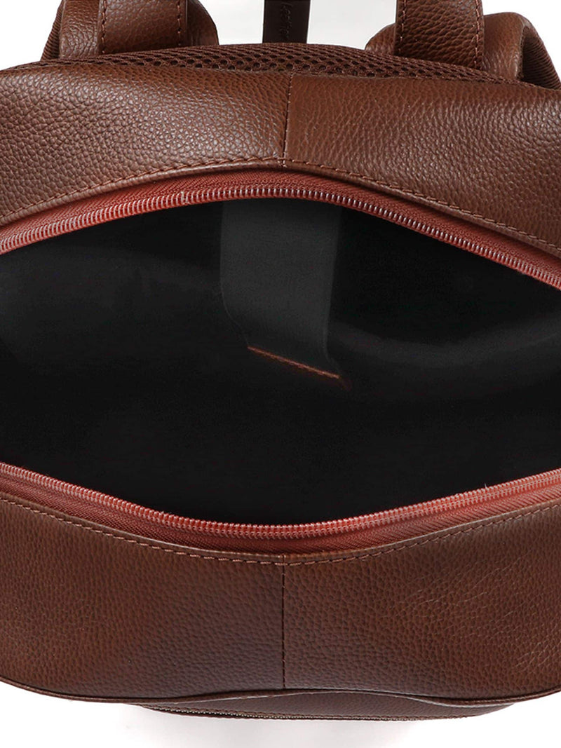 Jones Bootmaker brown Vally leather backpack, imported from the UK