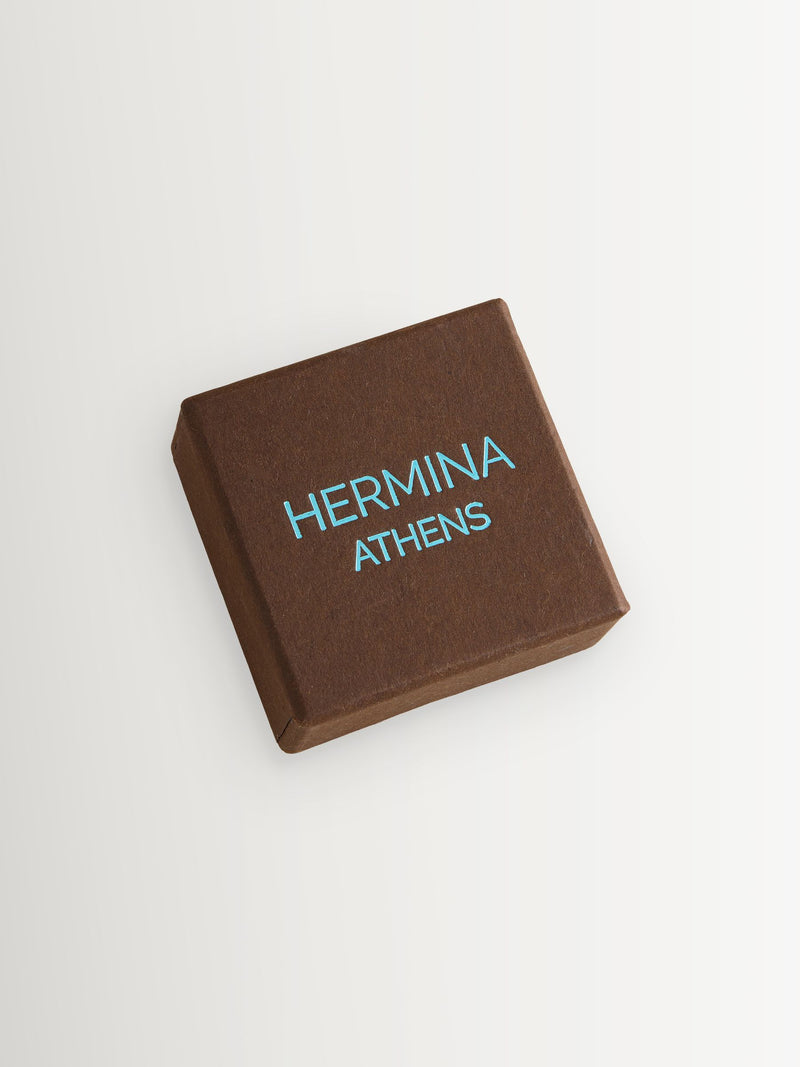 Hermina Athens gold plated kochyli earrings, UK version