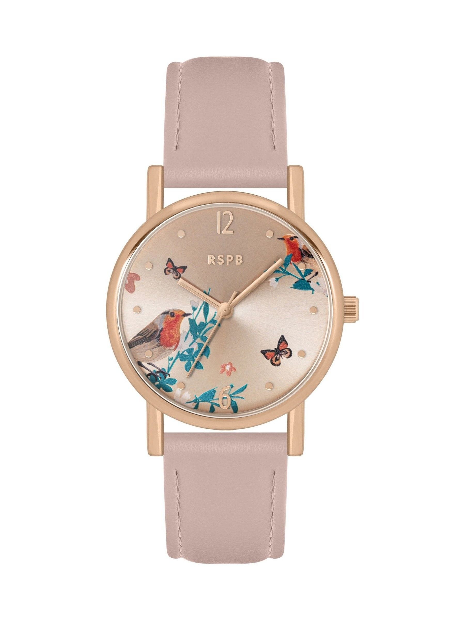 Tikkers RSPB Robin Adult Bird-Themed Watch