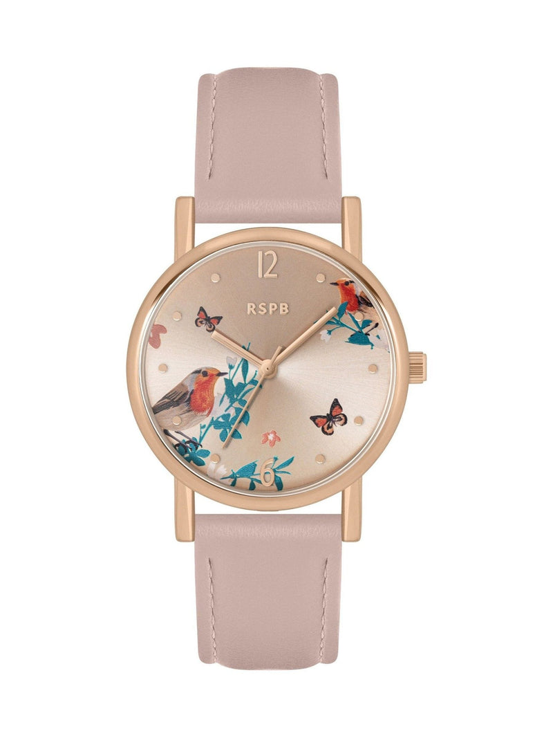 Tikkers RSPB Robin Adult Bird-Themed Watch