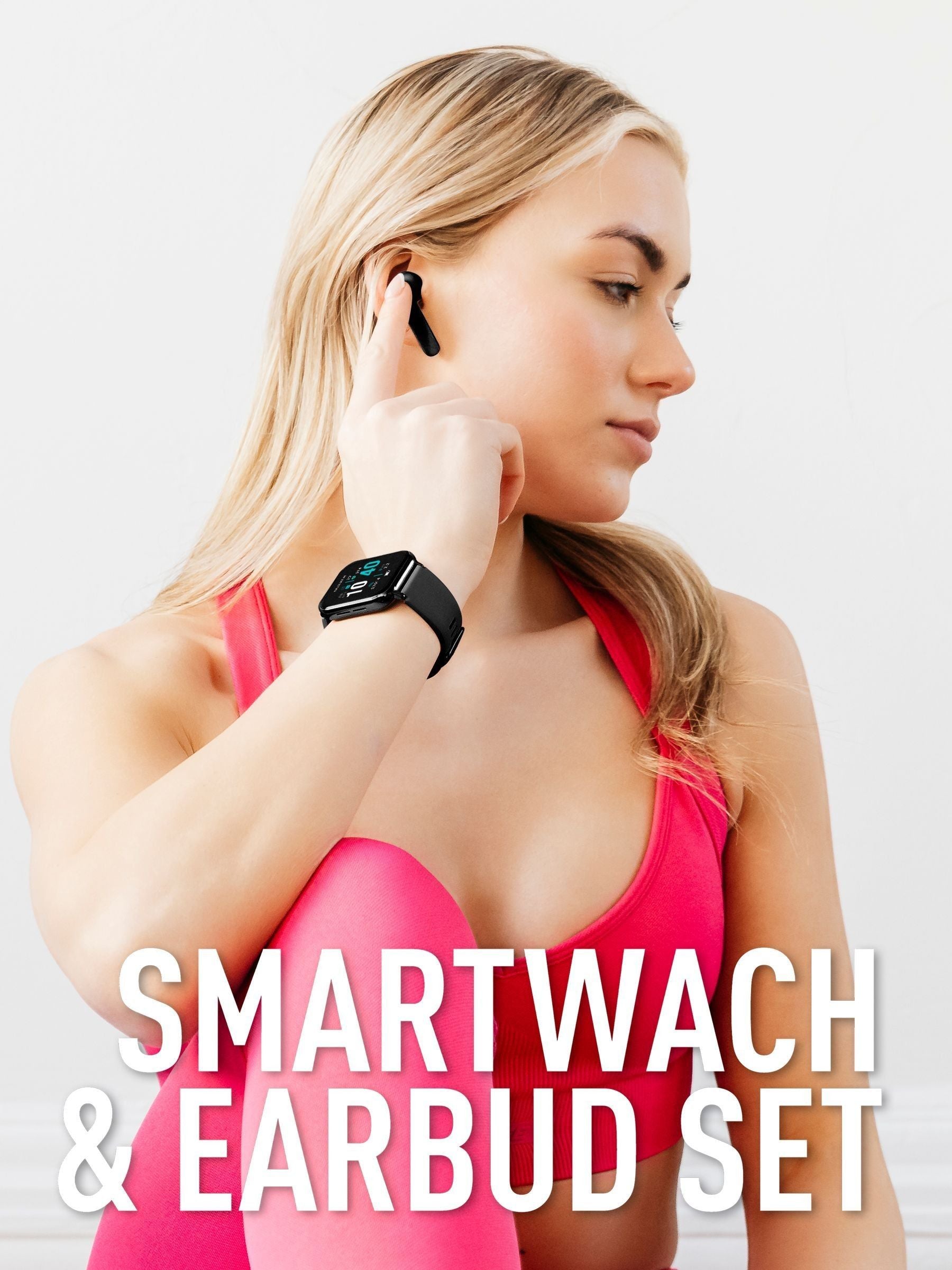 Reflex Active smartwatch earbud set Black Series 17, imported from the UK
