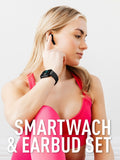 Reflex Active smartwatch earbud set Black Series 17, imported from the UK