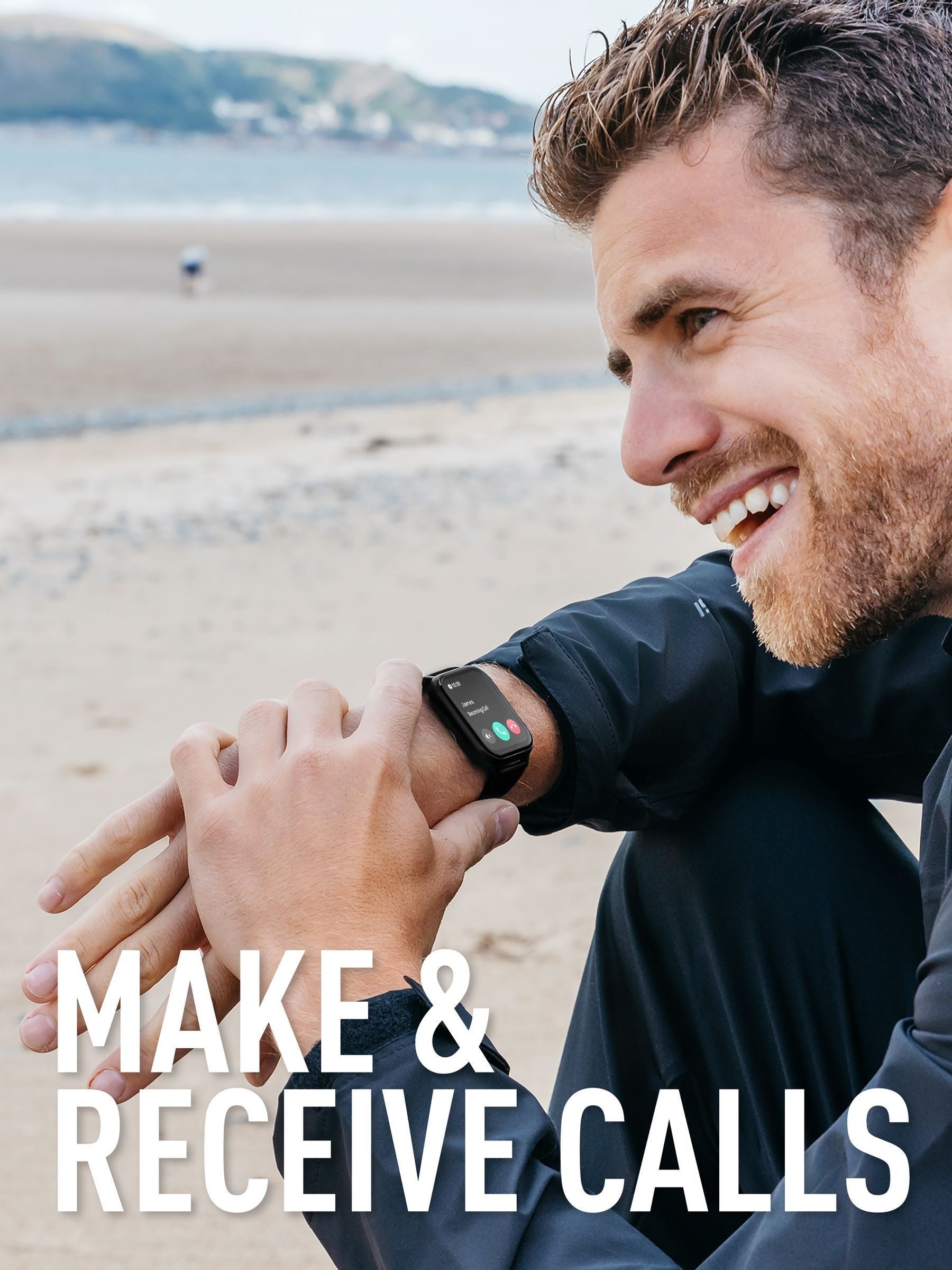 Reflex Active smartwatch earbud set Black Series 17, imported from the UK