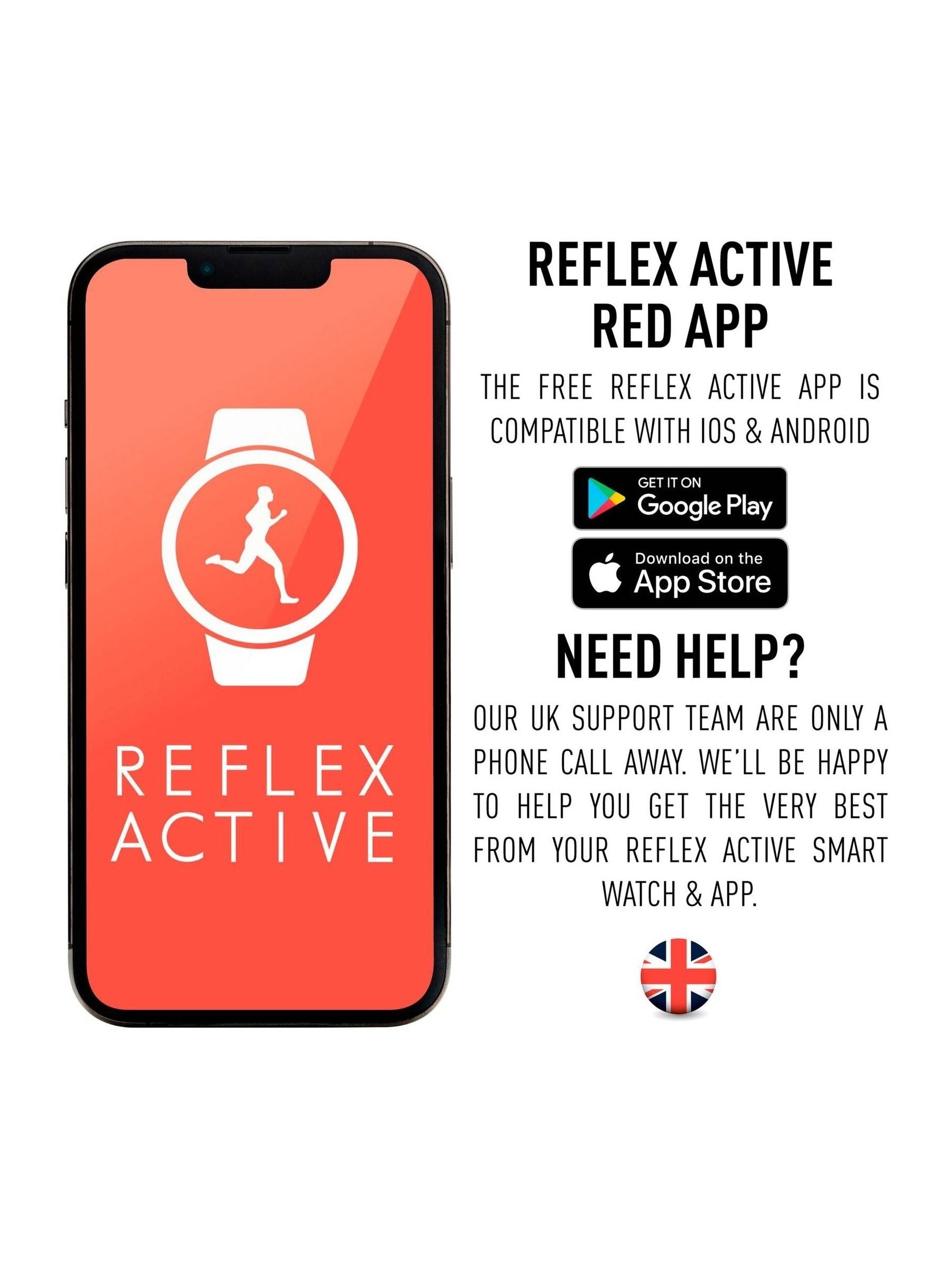 Reflex Active smartwatch earbud set Black Series 17, imported from the UK