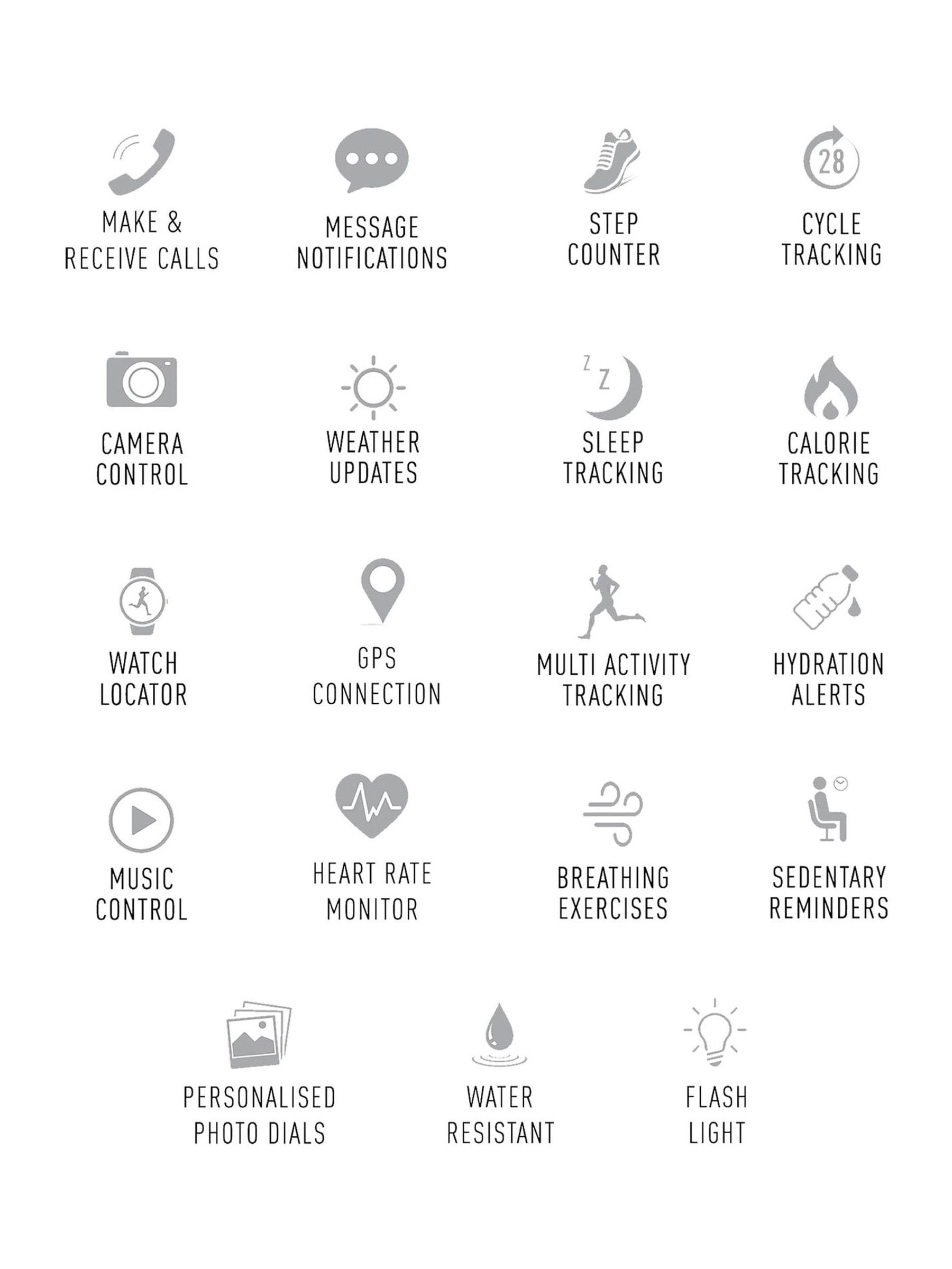 Reflex Active smartwatch earbud set Black Series 17, imported from the UK