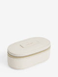 Off-White mini travel jewellery box, imported from the UK