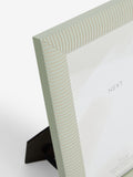 Green linear pattern photo frame set of 2 (British brand)