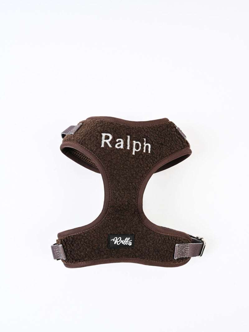 RUFF personalised dog harness, imported from the UK