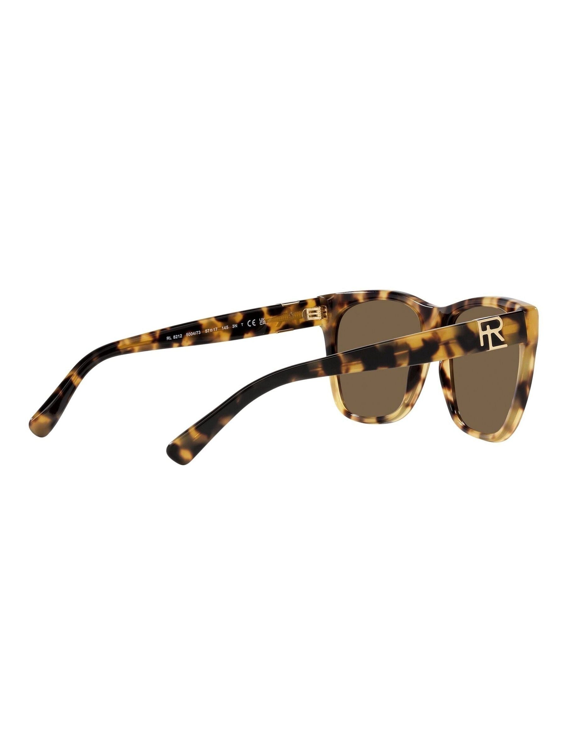 Ralph Lauren black oversized Ricky sunglasses (British brand)