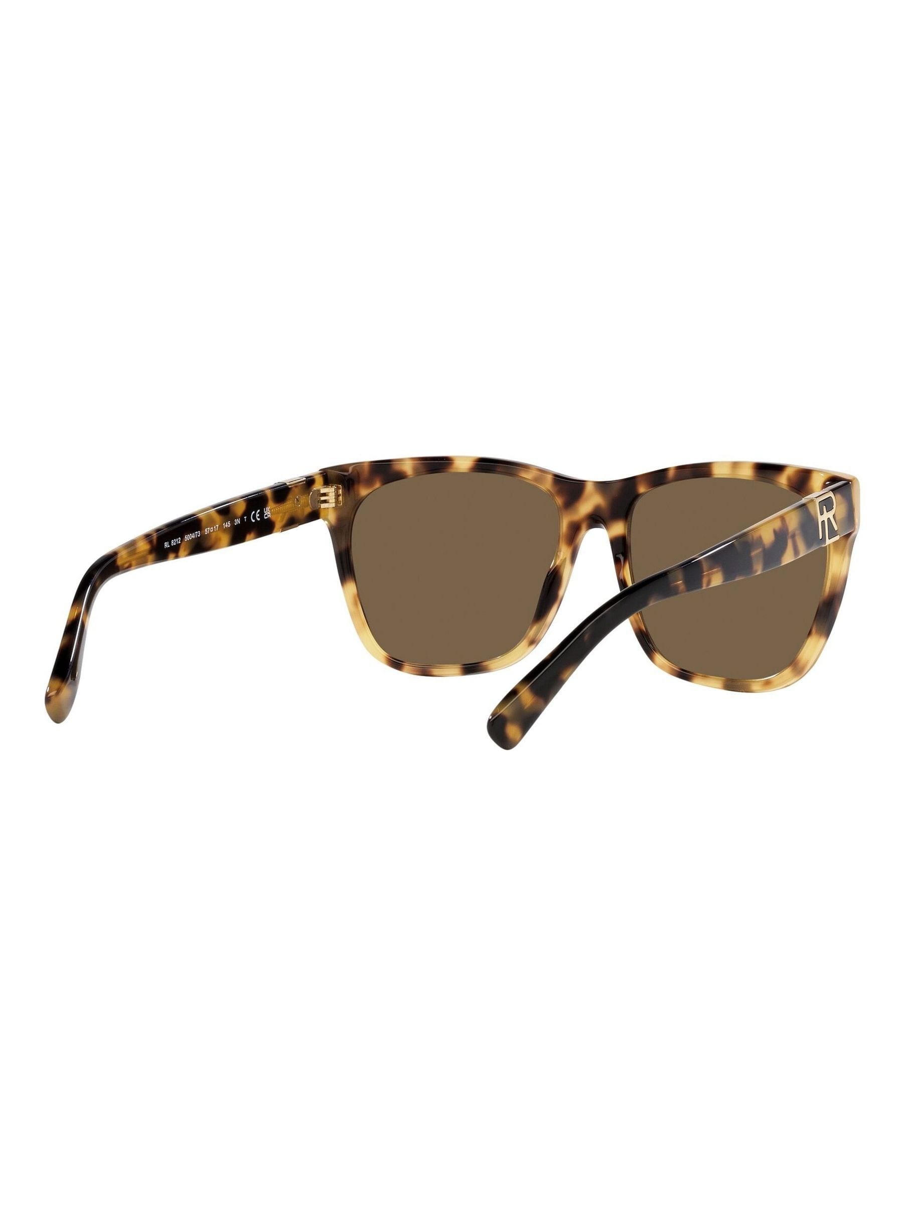 Ralph Lauren black oversized Ricky sunglasses (British brand)