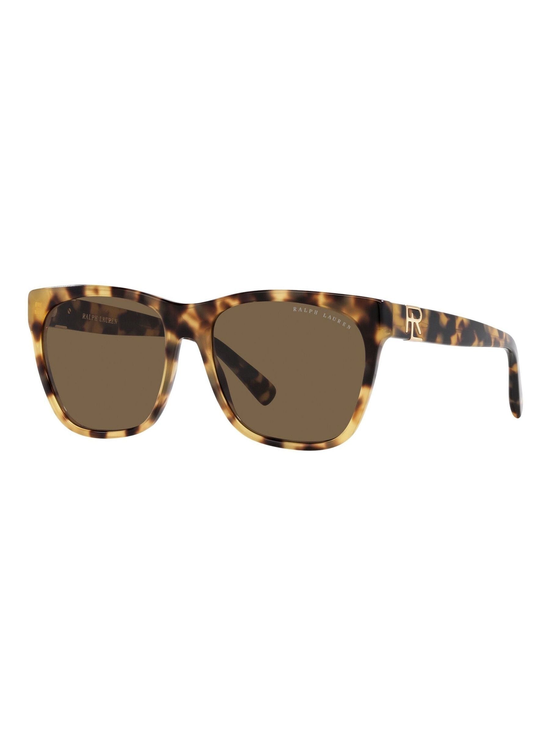 Ralph Lauren black oversized Ricky sunglasses (British brand)