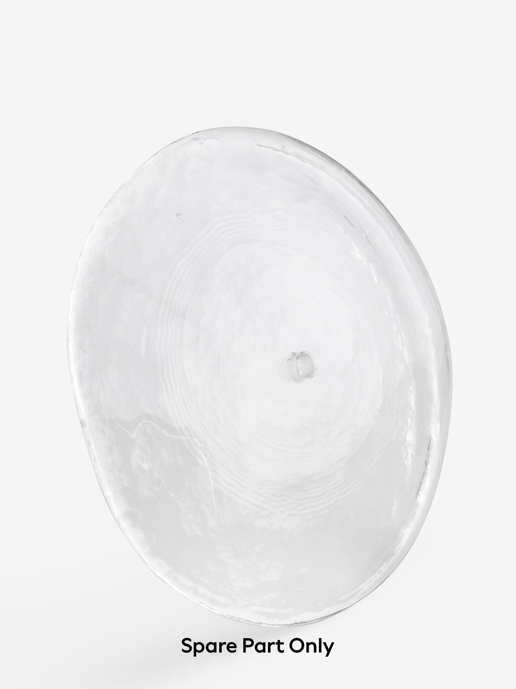 Clear spare glass set for Alderley chandeliers, imported from the UK