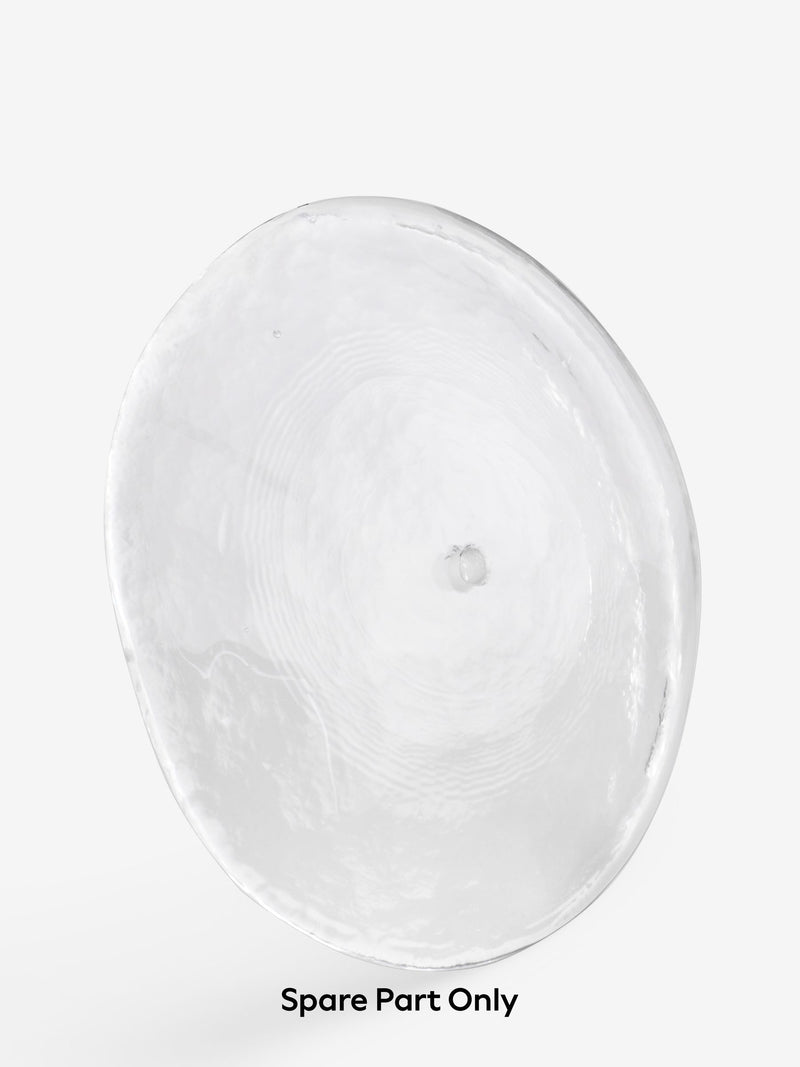 Clear spare glass set for Alderley chandeliers, imported from the UK